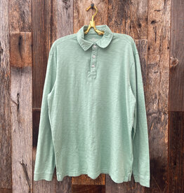 True Grit True Grit Heritage Slub W/ L/S Polo Surf