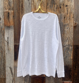 True Grit True Grit Sun Washed L/S Crew White