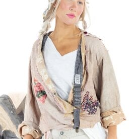 Magnolia Pearl Magnolia Pearl Leather Leni Cropped Jacket 725 Blessed Mother