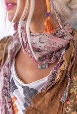 Magnolia Pearl Magnolia Pearl Eyelet Theodora Handkerchief Scarf 210 Sweet Sixteen