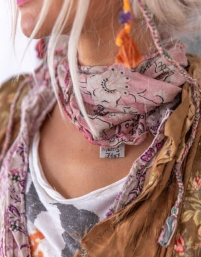 Magnolia Pearl Magnolia Pearl Eyelet Theodora Handkerchief Scarf 210 Sweet Sixteen