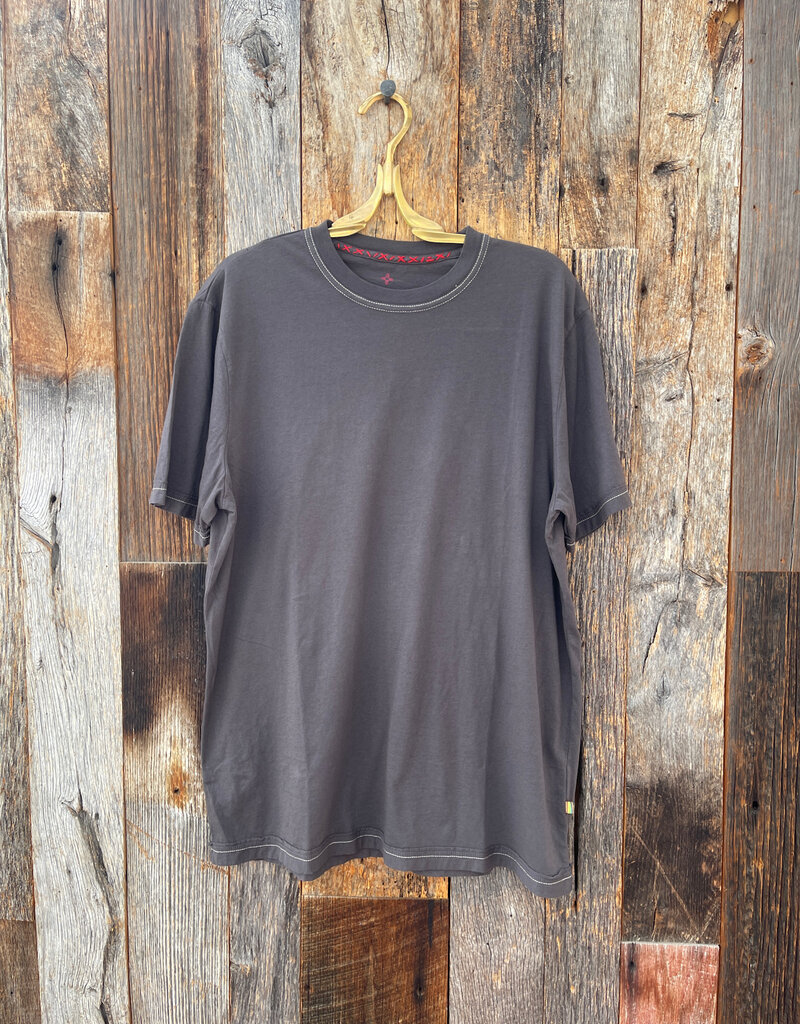 True Grit True Grit Secret Wash S/S Crew Neck Carbon
