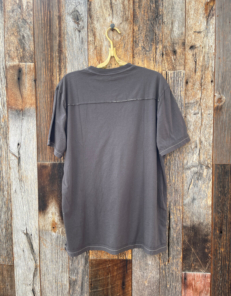 True Grit True Grit Secret Wash S/S Crew Neck Carbon