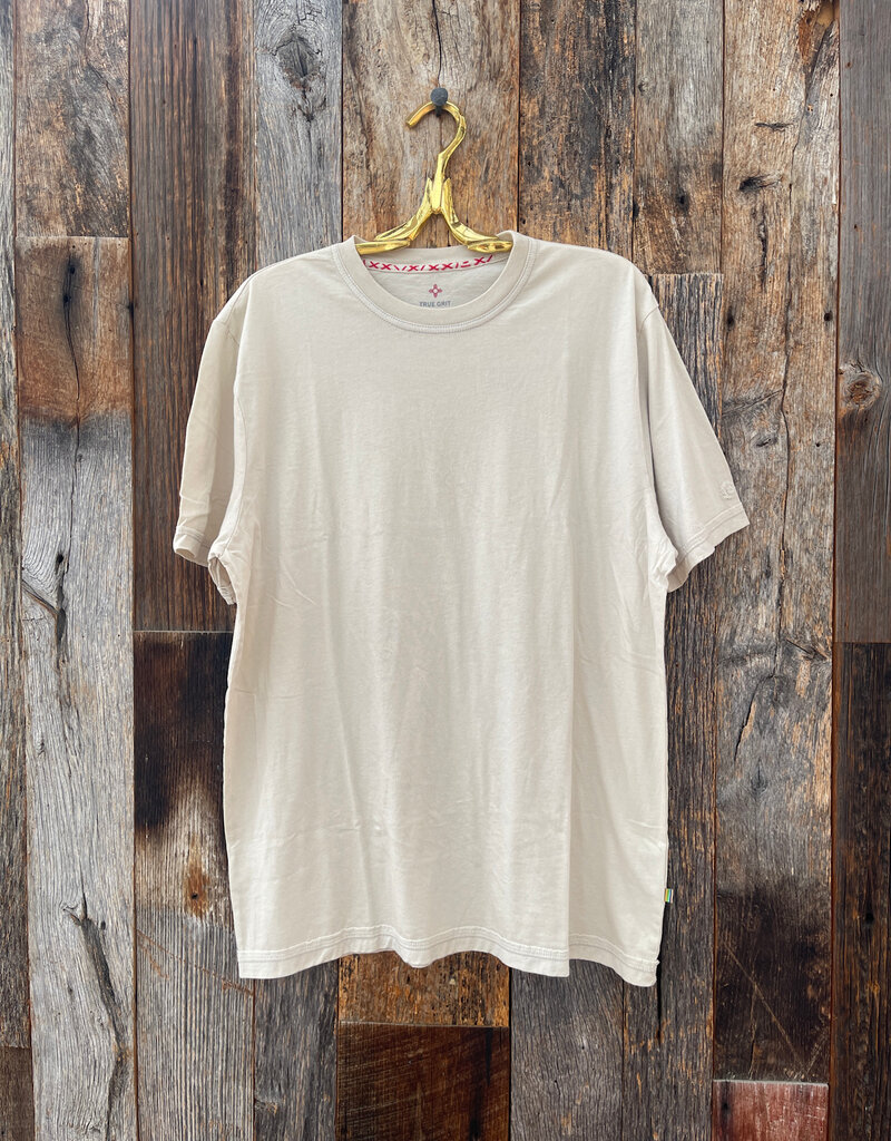True Grit True Grit Secret Wash S/S Crew Neck Smoke