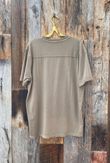 True Grit True Grit Secret Wash S/S Crew Neck Tobacco