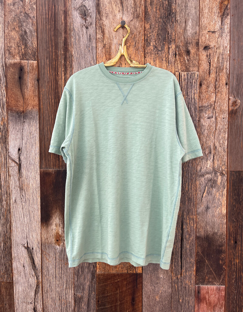 True Grit True Grit Heritage Slub W/ Contrast Coverstitch Surf