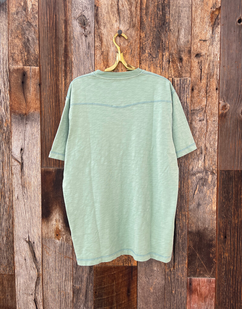 True Grit True Grit Heritage Slub W/ Contrast Coverstitch Surf