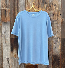 True Grit True Grit Sueded Dobby S/S Crew Sky