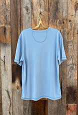 True Grit True Grit Sueded Dobby S/S Crew Sky