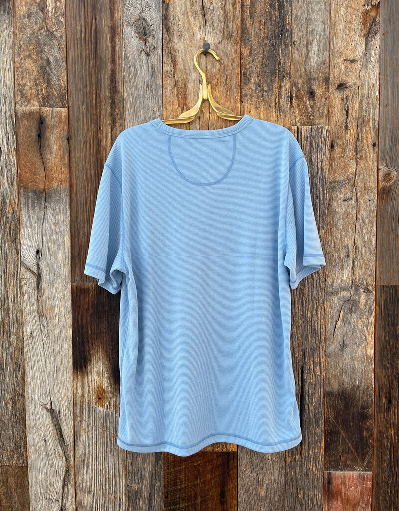 True Grit True Grit Sueded Dobby S/S Crew Sky