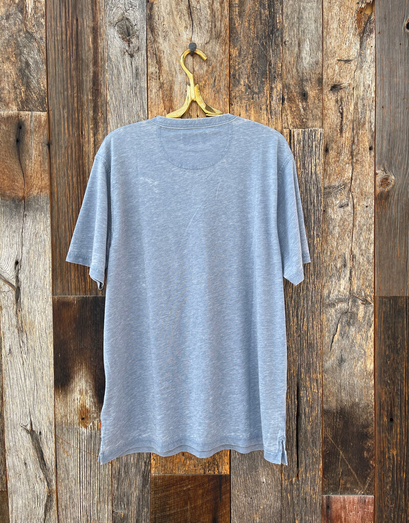 True Grit True Grit Bowery Burnouts S/S Slit Tee Splash