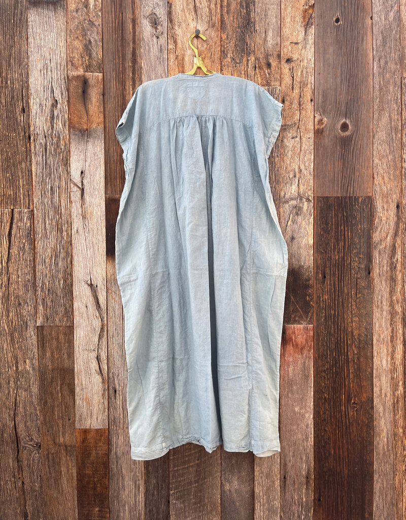 Auntie Oti Auntie Oti Light Indigo Long V Dress