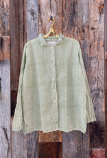 Auntie Oti Auntie Oti Stripe Button Shirt Green