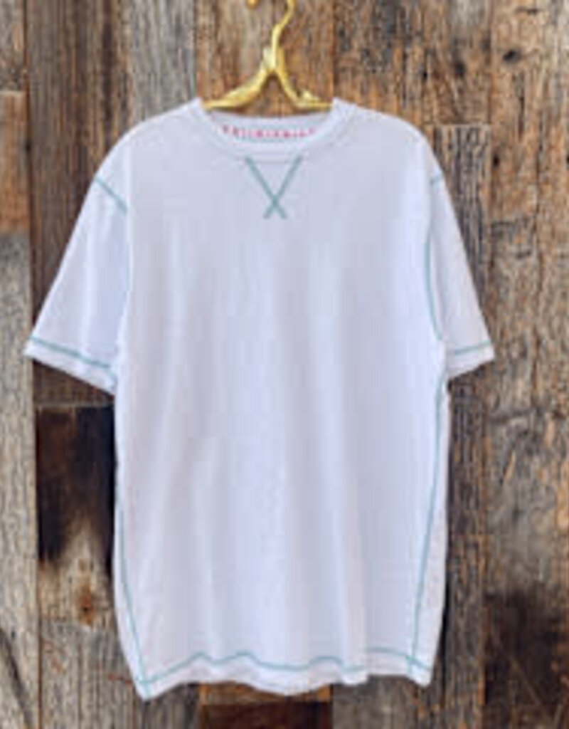 True Grit True Grit Heritage Slub W/ Contrast Coverstitch White