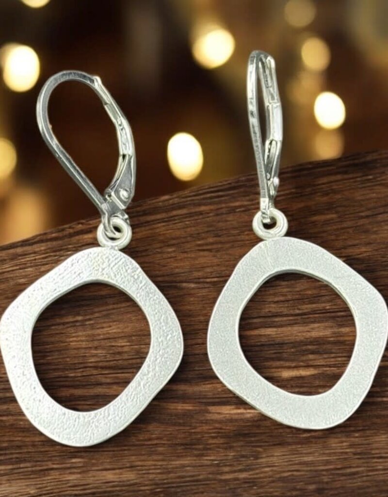 Ashton Handcrafted Jewelry Ashton Silver Flat Circle Earrings