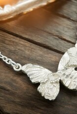 Ashton Handcrafted Jewelry Ashton Skipper SS Butterfly Necklace