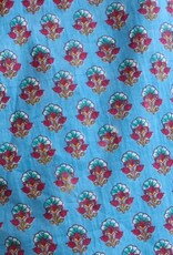 Chan Luu Chan Luu Canna Block Print Sarong Sky Blue O/S