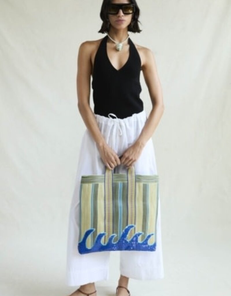Chan Luu Chan Luu Recycled Market Bag Wave