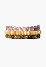 Chan Luu Chan Luu Boreal Bracelet Set Amethyst Mix