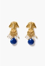 Chan Luu Chan Luu Frog Earrings White Pearl Mix EG-5880
