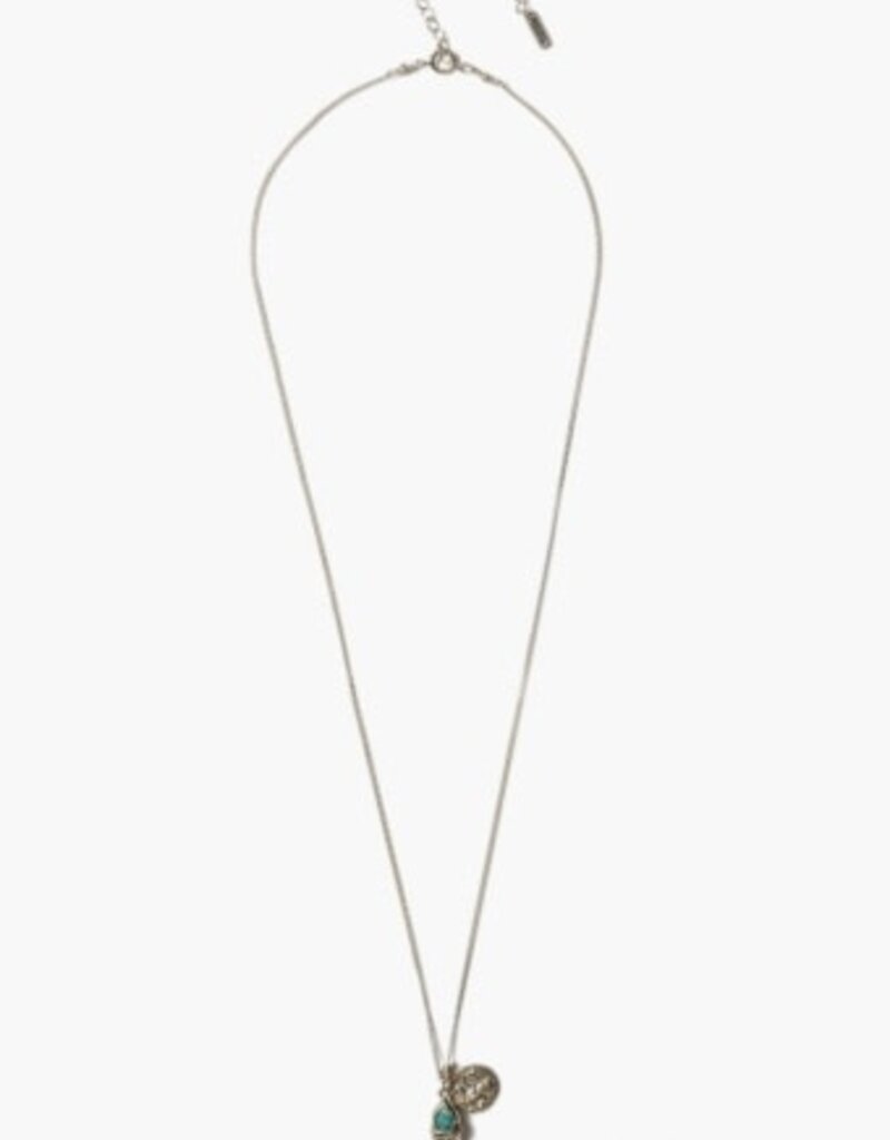 Chan Luu Chan Luu Mini Koi Necklace Turquoise