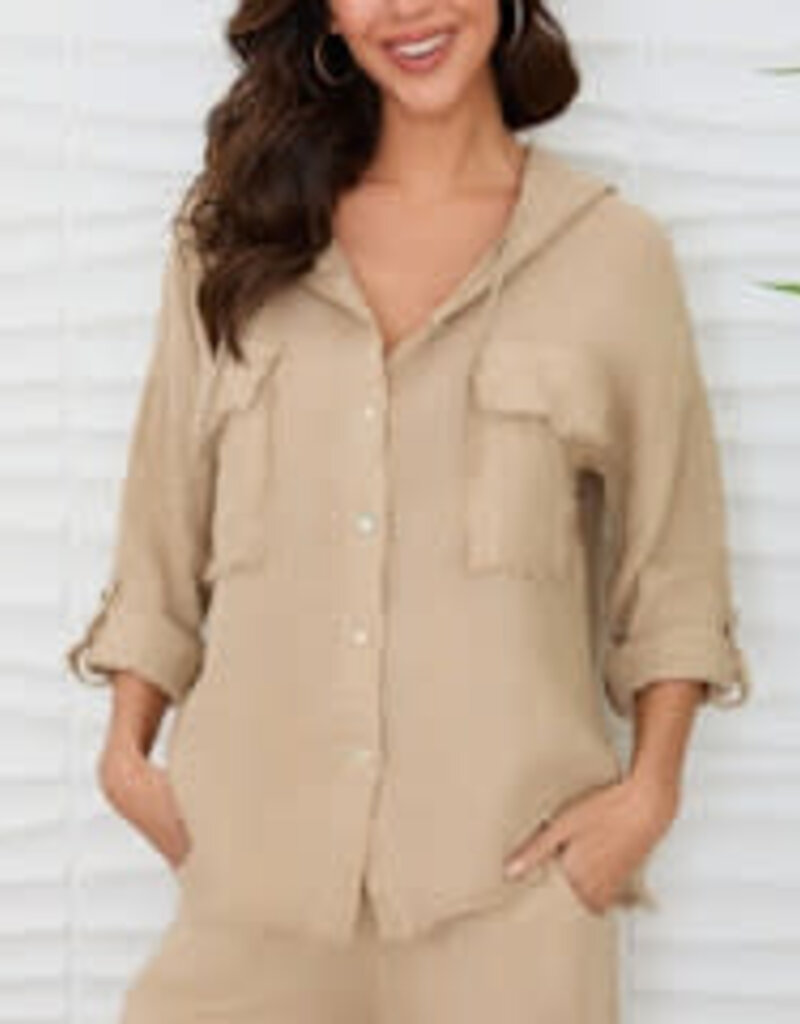Milio Milano Milio Milano Fringe Hem Pullover Beige