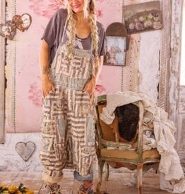 Magnolia Pearl Magnolia Pearl Patchwork Frankie Overalls 162 Luna Stripe*