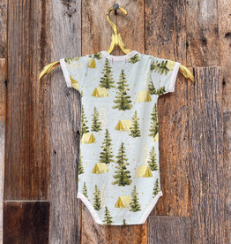 Milkbarn Milkbarn Bamboo S/S One Piece Camping