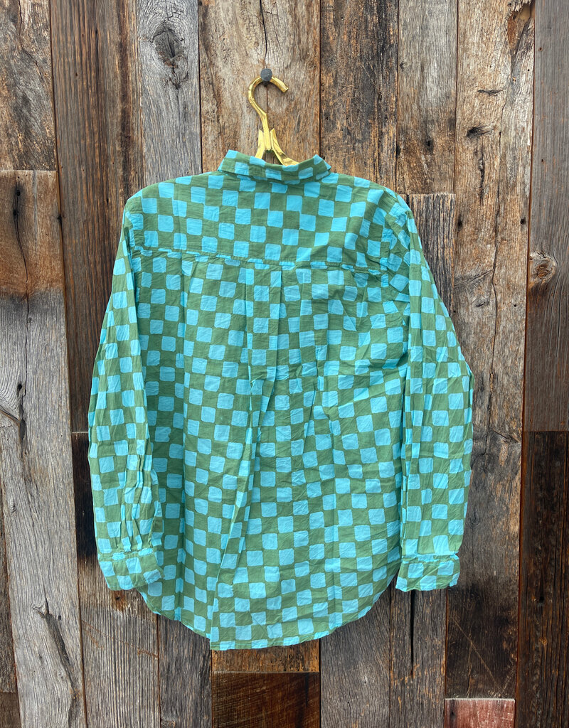 ...and for Good ... and For Good Boyfriend Shirt Checkerboard Glacier