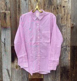 ...and for Good ... And For Good Good Boyfriend Shirt Lavender Stripe