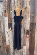 Saltwater Luxe Saltwater Luxe Kohen Midi Dress Black