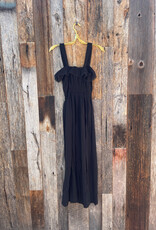 Saltwater Luxe Saltwater Luxe Kohen Midi Dress Black