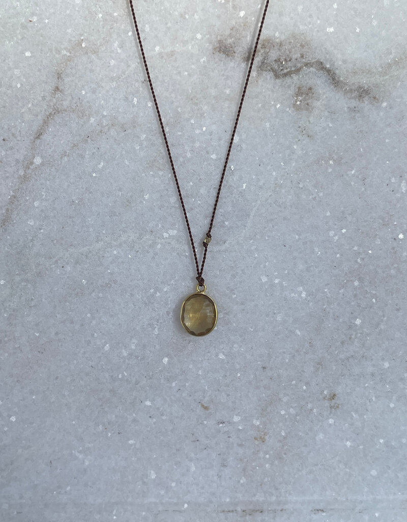 Margaret Solow Margaret Solow Cognac Quartz 18K LC-CQ