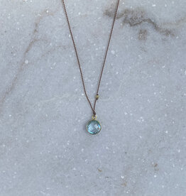 Margaret Solow Margaret Solow Blue Topaz 18K LC-BT/R