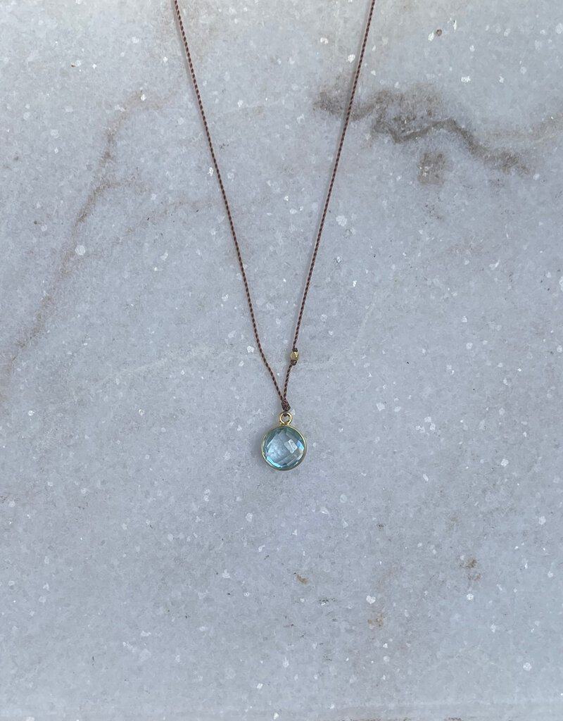 Margaret Solow Margaret Solow Blue Topaz 18K LC-BT/R