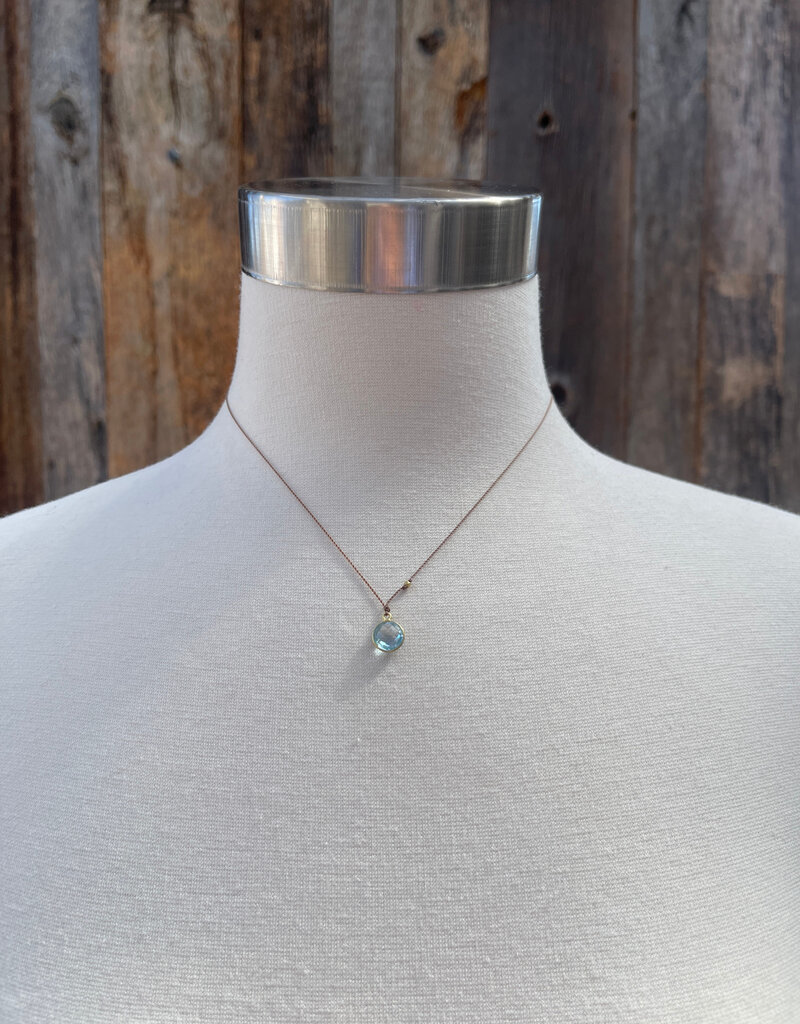 Margaret Solow Margaret Solow Blue Topaz 18K LC-BT/R