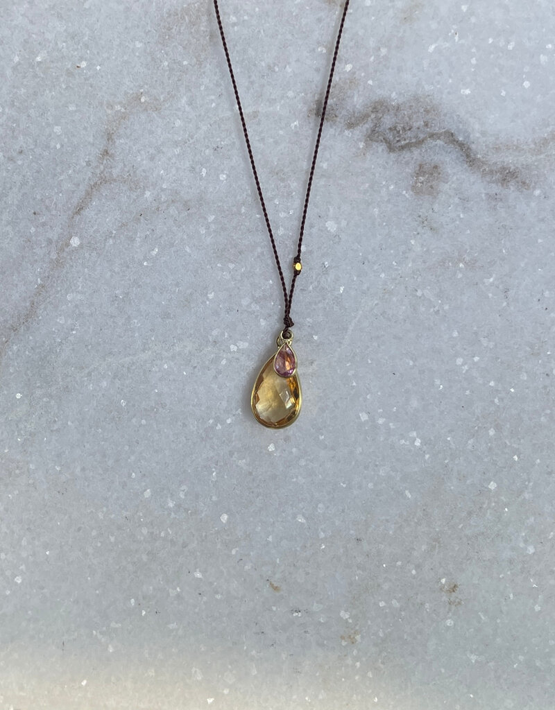 Margaret Solow Margaret Solow Citrine/Sapphire 18K NC-CIT/SAP