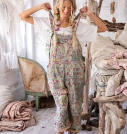 Magnolia Pearl Magnolia Pearl Quilted Love Overalls 138 Cherry Blossom