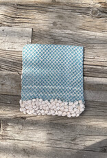 Matta Matta Dupatta Tikka Shawl Azzurro