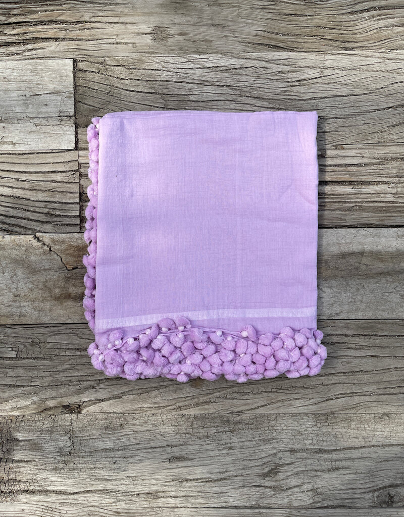 Matta Matta Dupatta Plain Shawl Violetta