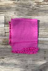 Matta Matta Dupatta Plain Shawl Fuchsia