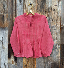 Matta Matta Alma Tiny Checks Top Red