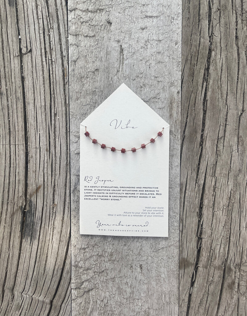 Vibe Necklace Red Jasper VIBE.MS.9.HE.RJ