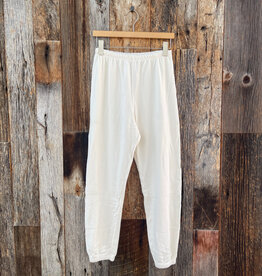 Perfect White Tee Johnny French Terry Easy Sweatpant Bright Ivory