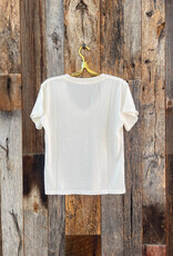 Perfect White Tee Hendrix S/S Boxy V-Neck Tee Bright Ivory