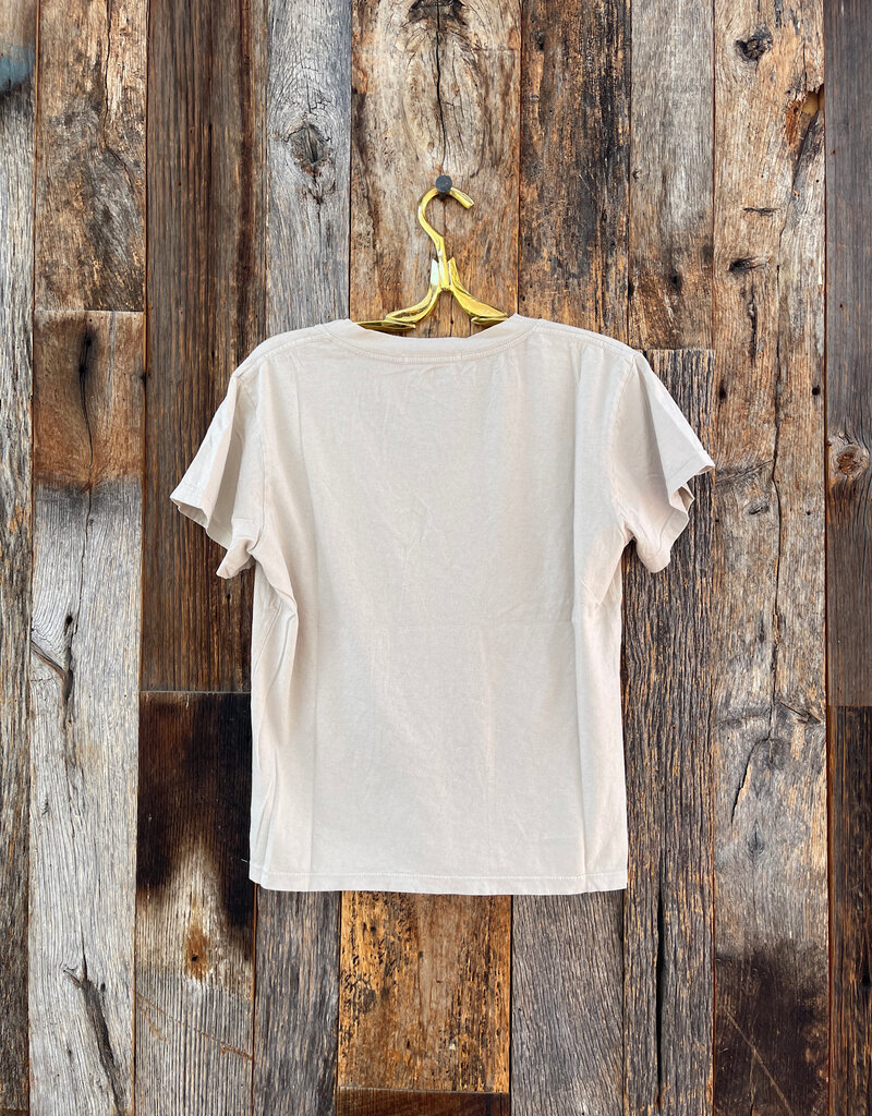Perfect White Tee Hendrix S/S V-Neck Tee Putty
