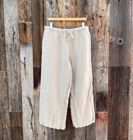 ...and for Good ...And For Good Linen Shore Pant Flax Natural