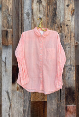 ...and for Good ...and for good Stripe LS Boyfriend Shirt Desert Pink