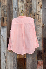 ...and for Good ...and for good Stripe LS Boyfriend Shirt Desert Pink