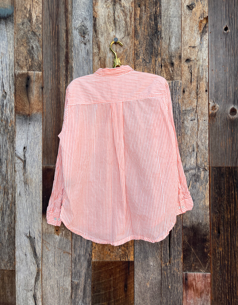 ...and for Good ...and for good Stripe LS Boyfriend Shirt Desert Pink